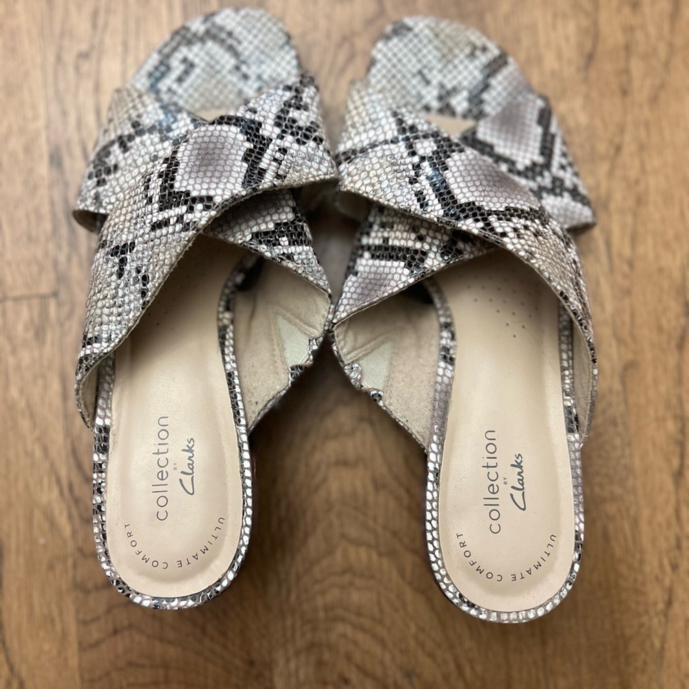 Snakeskin heels
